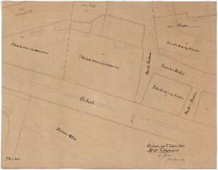 Billing, Hermann; Baden-Baden, Kaiserallee 4; Hotel Russischer Hof, Anbau - Lageplan