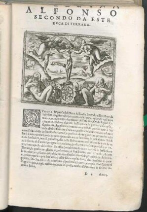 Alfonso Secondo Da Este Dvca Di Ferrara.