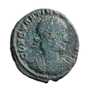 Münze, Follis, Aes 4, 332 - 333 n. Chr.