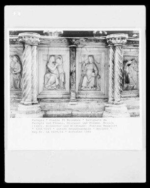 Fontana Maggiore — Artes Liberales: Astronomie und Philosophie