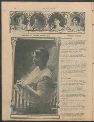 Galería de damas argentinas : Sta. de Martínez