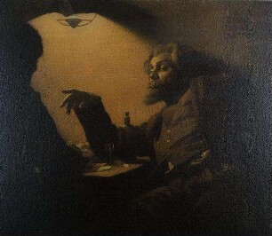 Der Schauspieler Otto Tressler als "Fedja" in "Der Lebende Leichnam" von Leo Tolstoi