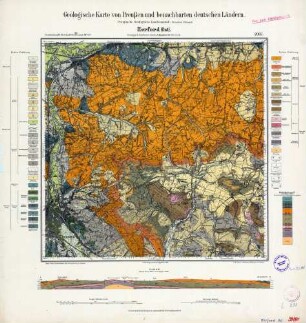 [3818] Herford-Ost, Geologische Karte von Preußen und benachbarten deutschen Ländern