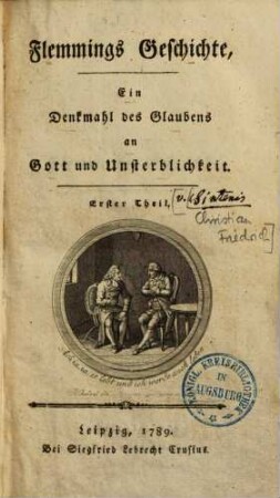 Flemmings Geschichte : Ein Denkmahl des Glaubens an Gott und Unsterblichkeit. 1