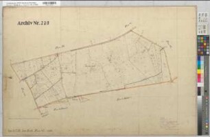 Epe (Gronau), Umlegung Epe, Urkarte 2 Flur 43
