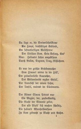 Papstthums Todtenlied
