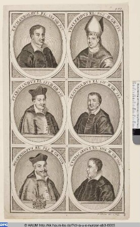 Eichstätter Bischöfe: Erchanbald, Odalfried, Starchand, Reginold; Megingaud und Gundekar I.