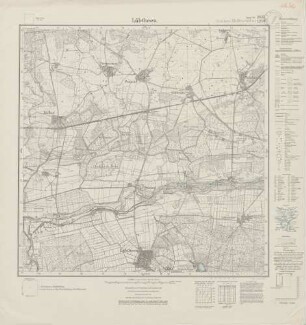 2632 (alte Nr.: 1219) Lübtheen, Meßtischblatt (4cm - Karte)