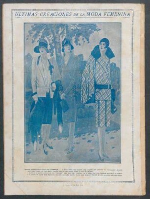 Últimas creaciones de la moda femenina
