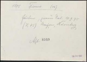 Färben, preußisches Patent 11. Sept. 1875 (K.45), Kayser, Nürnberg