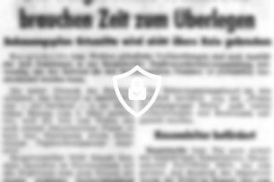 Die Bargteheider Fraktionen brauchen Zeit zum Überlegen