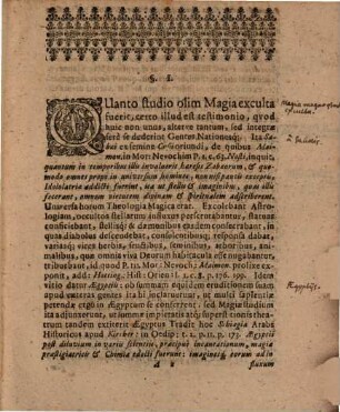 Disputatio historica De Janne & Jambre, Celeberrimis Aegyptiorum Magis