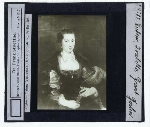 Rubens, Porträt einer Frau, vmtl. Isabella Brant (Berlin GG 762A)