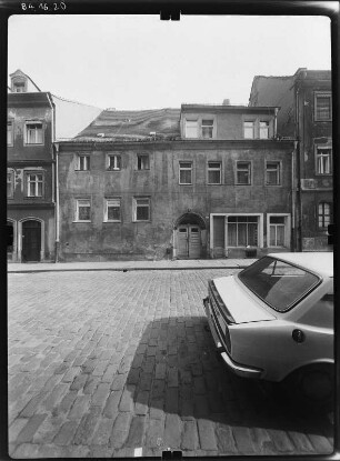 Pirna-Altstadt, Schmiedestraße 41. Wohnhaus mit Laden (1560). Straßenfront