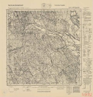 18102 Alt-Skasdub, Topographische Karte 1:25000 (4cm - Karte)
