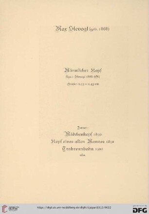 Max Slevogt (geb. 1868)