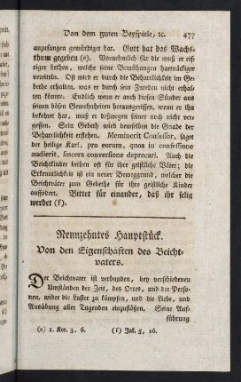 477-496, Neunzehntes Hauptstück. Von den Eigenschaften des Beichtvaters.