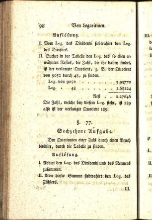 Sechzehnte Aufgabe