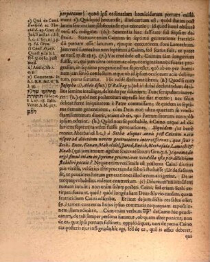 Qaṭlān mehāreget de-qetālâ mitnaṣṣēl sive Cain contra necem praemunitus : Disputatio philologica ex Gen. IV. v. 15.
