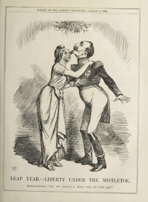 Leap year. - Liberty under the mistletoe