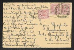 Brief von Herbert Eulenberg und Hedda Eulenberg an Margarete Hauptmann