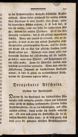 231-306, Dreyzehnter Abschnitt.