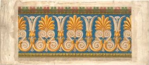 Zocher, Ernst; Architektonische Entwürfe - Friesornament (Detail)