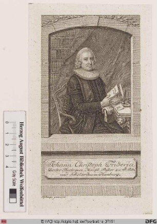 Bildnis Johann Christoph Friderici