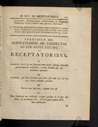 391-401, Ad Lib. XLVII. Tit. XVI. De Receptatoribus