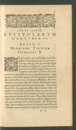Iusti Lipsii Epistolarum Centuria II.