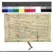 Verleihung einer Wiese in Haimbach an Balthasar Schlatt und Johann Quinckler durch Reinhard Ludwig von Dalwig, Spitalherr des Klosters Fulda