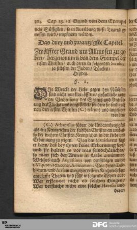 Das drey und zwanzigste Capitel.