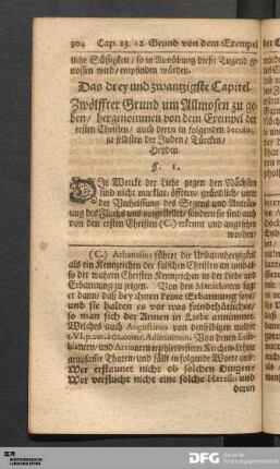 Das drey und zwanzigste Capitel.