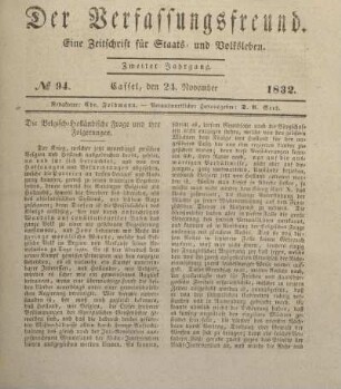 № 94. Cassel, den 24. November 1832.