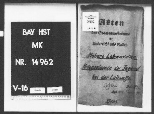 Kriegseinsatz der Jugend bei der Luftwaffe.