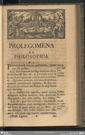Prolegomena De Philosophia