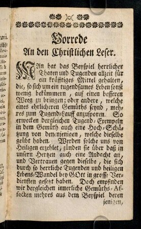 8r-10v, Vorrede an den christlichen Leser
