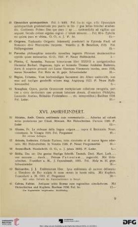 XVI. Jahrhundert (Nr. 55-159)