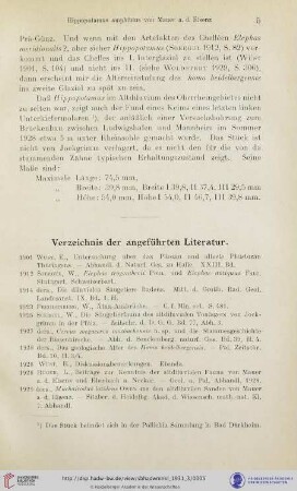 Verzeichnis der angeführten Literatur