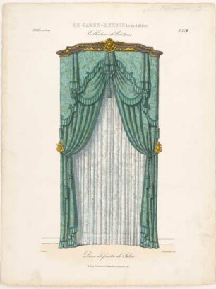 "Décor de fenétre de Salon.", aus: Le Garde-meuble