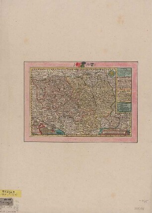 Karte der Oberlausitz, 1:700 000, Kupferstich, vor 1750 : Ober-Lausitz / verfertiget in Leipzig von Joh. Georg Schreiber. - [Ca. 1:700 000]. - Leipzig , [vor 1750]. - 1 Kt. : Kupferst. ; 23 x 16 cm
