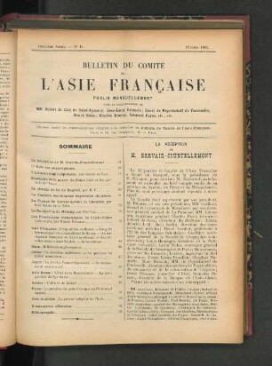 Deuxième Année. Nr. 10. Janvier 1902.