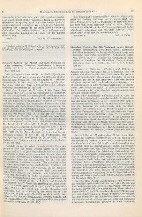 22-24 [Rezension] Marcolino, Venicio, Das Alte Testament in der Heilsgeschichte