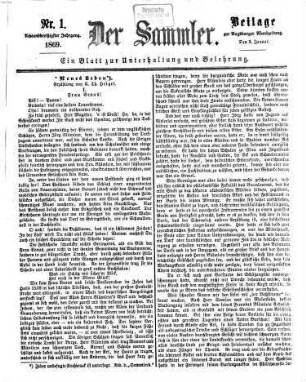 Der Sammler. 38. 1869