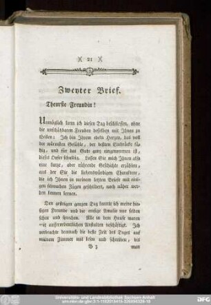 Zweyter Brief.