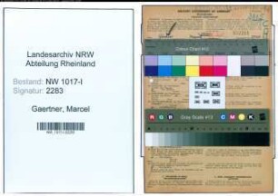 Entnazifizierung Marcel Gaertner , geb. 21.01.1912 (Arzt)