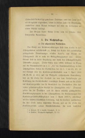 a) Die allgemeinen Vorschriften.