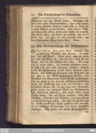 30. Am Gedächtnißtage der Reformation.