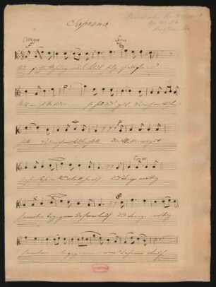 Auf dem See; Coro; C-Dur; MWV F 9; op.41,6