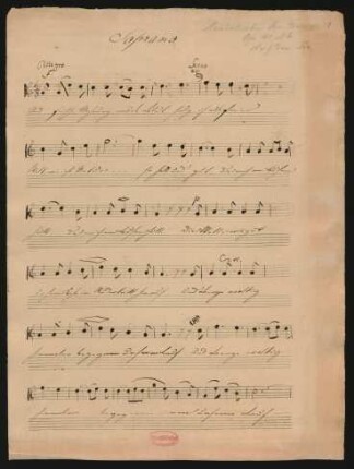 Auf dem See; Coro; C-Dur; MWV F 9; op.41,6